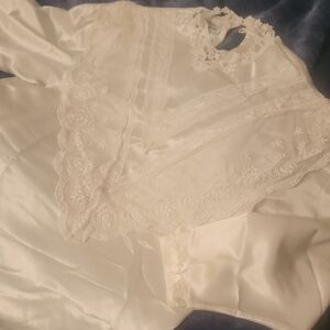 AND Ivory Lace Blouse